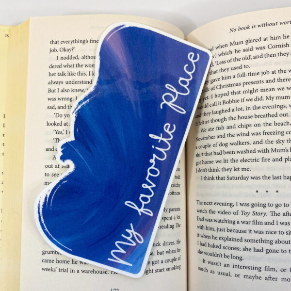 Little Moon Bookmark Inside Book